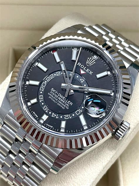 rolex sky dweller schwarz|rolex sky dweller price uk.